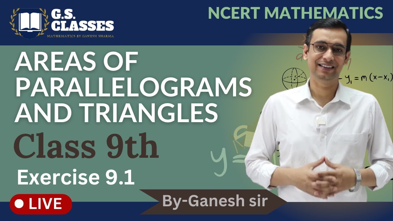 MASTERING Areas of Parallelograms and Triangles with NCERT Solutions