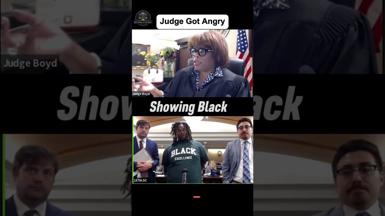 Judge Boyd Got ANGRY On BLACK EXCELLENCE logo on Shirt