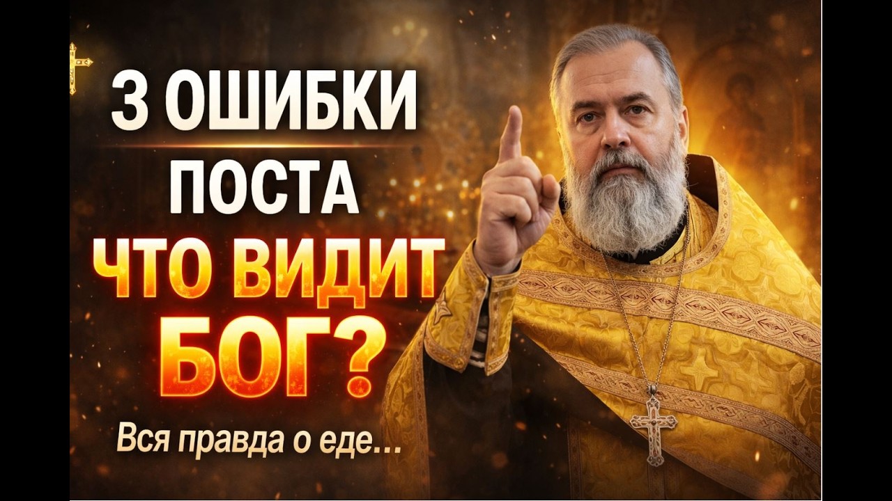 Бог не смотрит за твоей едой. Главная тайна поста.