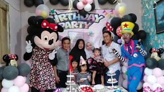 BADUT Ulang Tahun dan MiniMouse, kombinasi Keren dan Lucu