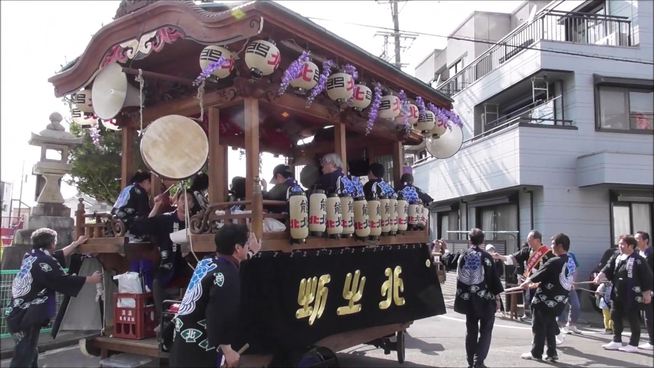 19 05 12 岡崎市 能見神明宮大祭 能見北之切の山車曳き Youtube