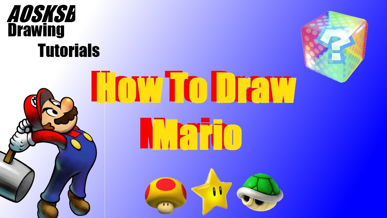 Quick Drawing- of *Mario* - YouTube