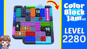 Color Block Jam Level 1372 (2280) Solution Walkthrough