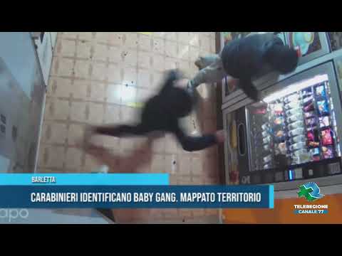 BARLETTA Carabinieri identificano baby gang. Mappato territorio TG Teleregione 19 91 2023