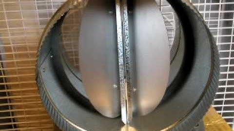 Butterfly Backdraft Damper for Round Air Duct by Luxury Metals