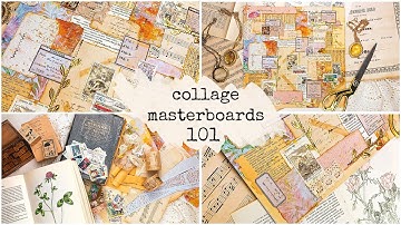 What Are COLLAGE MASTERBOARDS and What to Use to Make Them (You Already Have All the Things!)