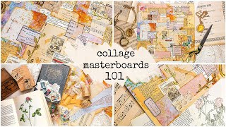 What Are COLLAGE MASTERBOARDS and What to Use to Make Them (You Already Have All the Things!)