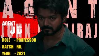 Agent Jd  vikram thalapathy vijay