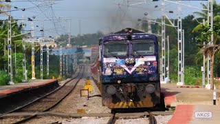 15 in 1 Diesel & Electric Train Action on Bengaluru - Hubballi, Shivamogga Line #indianrailways