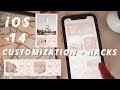 how to customize your ios14 iPhone + hacks! *aesthetic af*