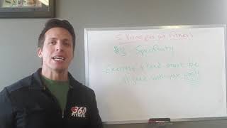 5 Principles of Fitness -  3 principle of specificity