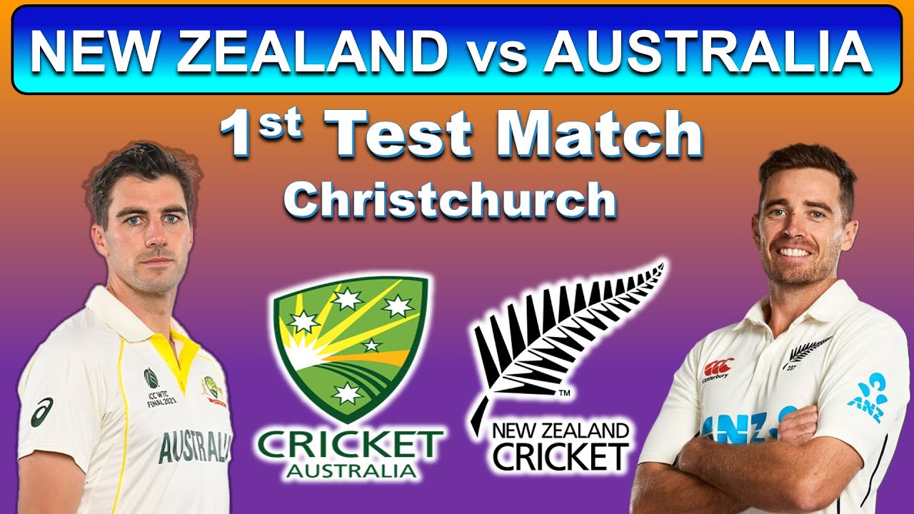 australia vs new zealand 1st test - Christchurch | Australia led 2 ...