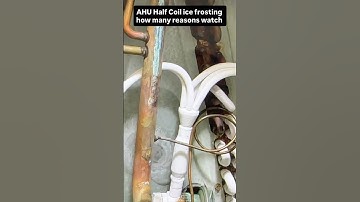 Central AC package AC expansion valve front sides ice making why learn