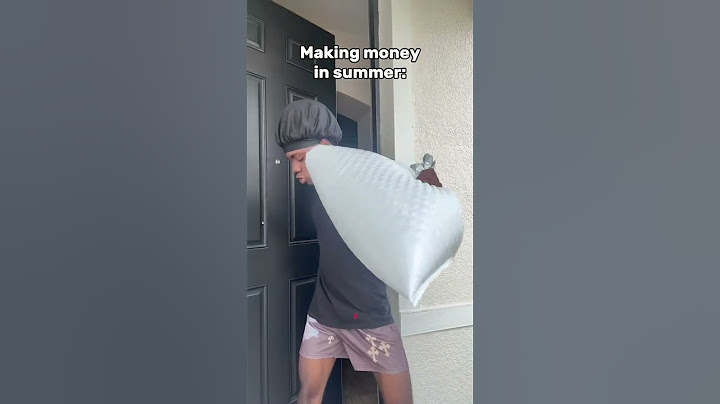 Making money during summer 😂