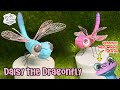 Super cute dragonfly cake topper tutorial!