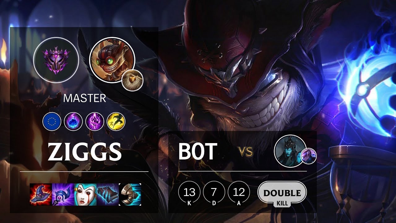 Ziggs Bot vs Kalista - EUW Master Patch 10.8