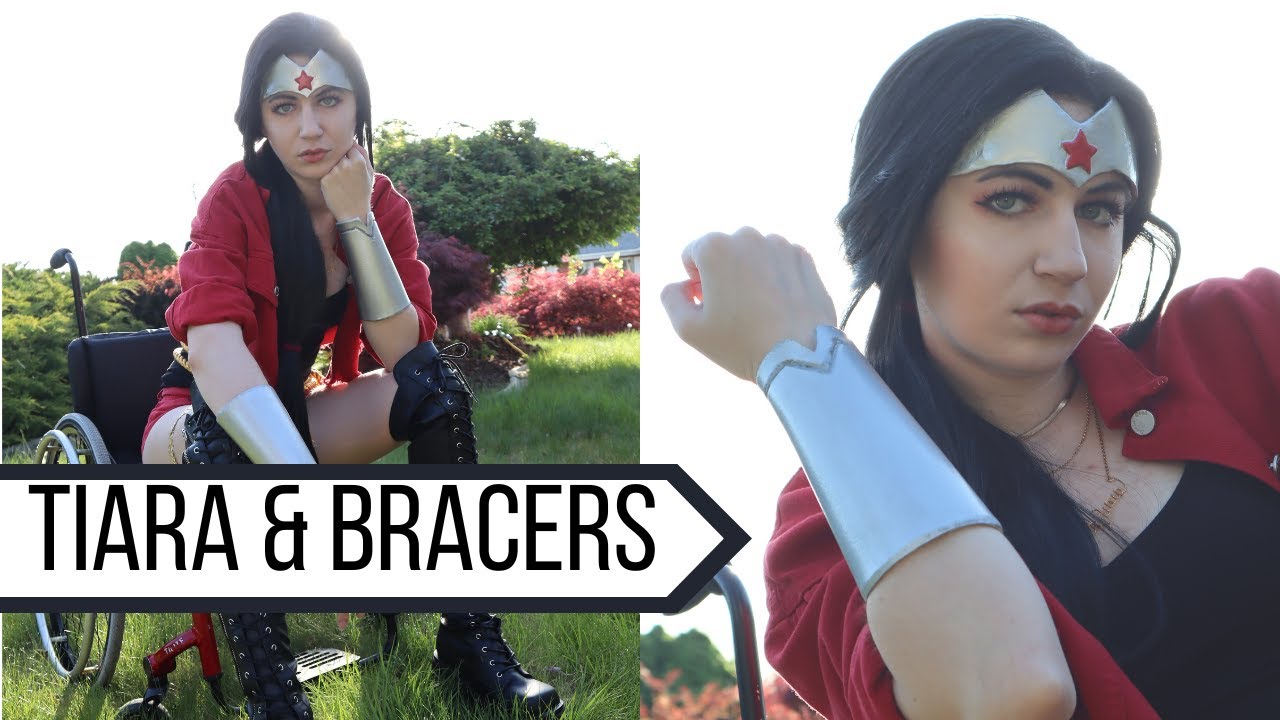 DIY Wonder Woman Tiara and Bracers Tutorial