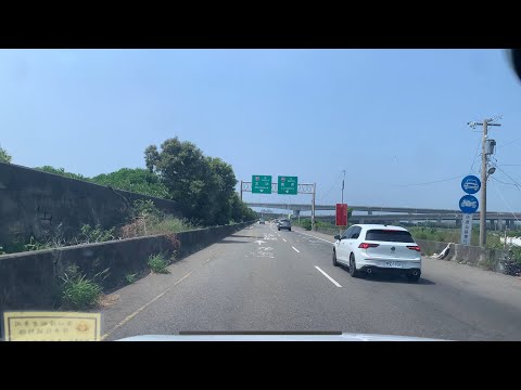 往台61線福興交流道南下匝道路段