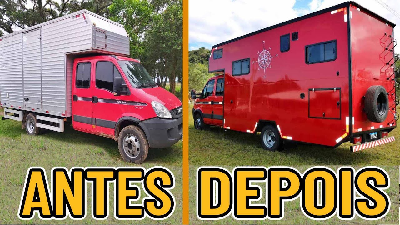 TOUR MOTORHOME CAMINHÃO artesanal MAIS LINDO do BRASIL