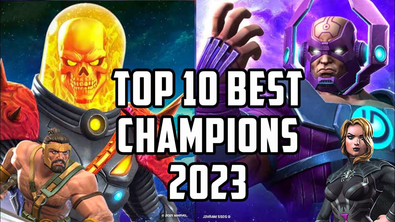 MCOC TOP 10 BEST CHAMPIONS JANUARY 2023 BEST CHAMPIONS MARVEL CONTEST OF CHAMPIONS YouTube