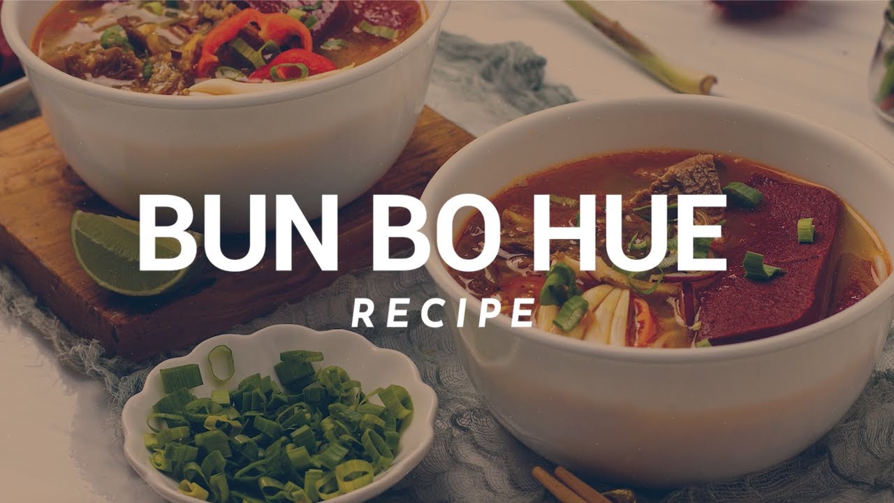 Bun Bo Hue Recipe: How To Make Authentic Hue Spicy Noodle Soup - YouTube