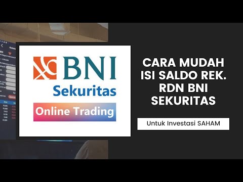 CARA MUDAH MENGISI SALDO REKENING RDN BNI SEKURITAS #onlinetrading #isisaldordn