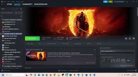 Fix The Elder Scrolls IV Oblivion Remastered Disk Full Save Failed Error On PC