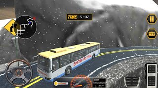 Snow Festival Hill Tourist Bus _ Android Game Play (india games) screenshot 2