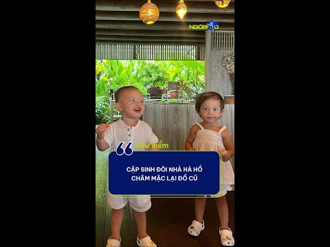 Video Cặp sinh đôi nhà Hà Hồ chăm mặc lại đồ cũ | Ngôi Sao... - youtube