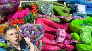 prep & my plans for Tour De Fleece!