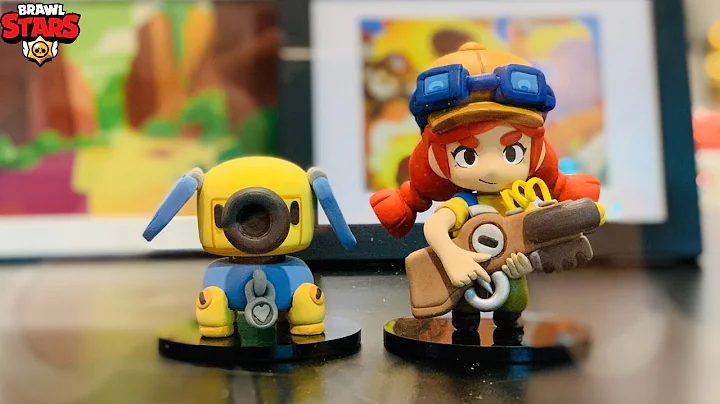 Brawl Stars clay art - Jessie - clay Tutorial