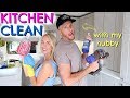 KITCHEN DEEP CLEAN & ORGANISE WITH US  |  CLEANING WITH MY HUSBAND  |  EMILY NORRIS
