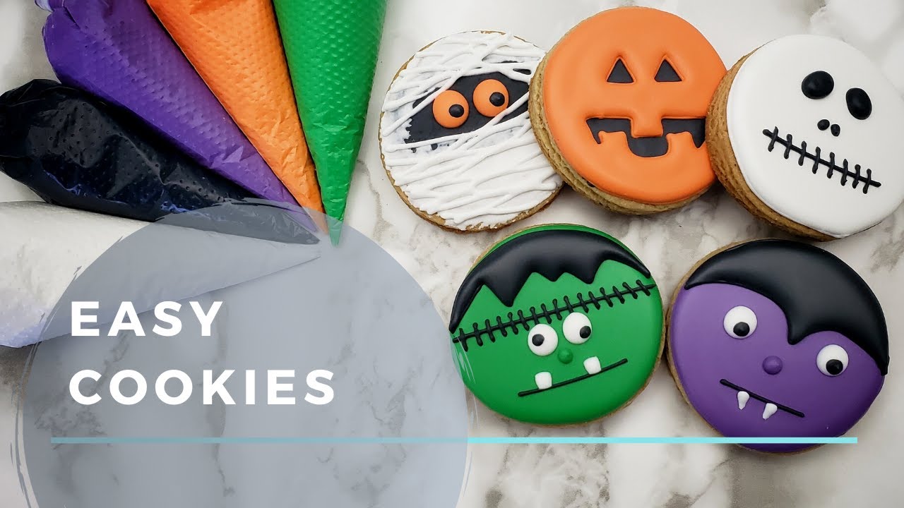 EASY & SIMPLE HALLOWEEN COOKIE TUTORIAL