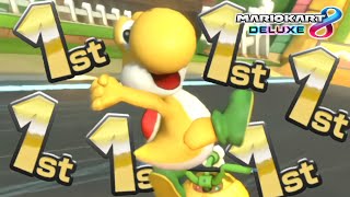 暴竜】黄色ヨッシーで1位連発!!華麗なるその走りを見よ!!【マリオ