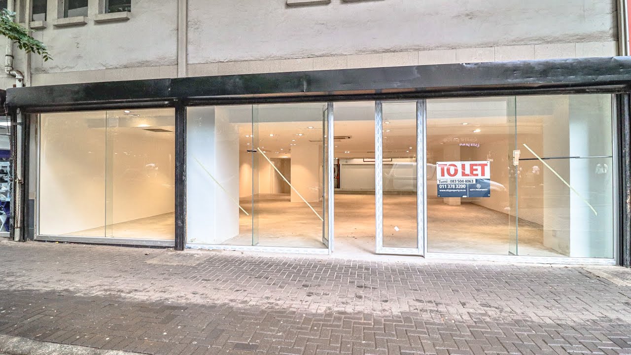 Shop space To Let | Johannesburg Central and CBD