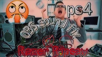 How to set up  game chat/Party chat on OBS with PS4 and a razer ripsaw capture card