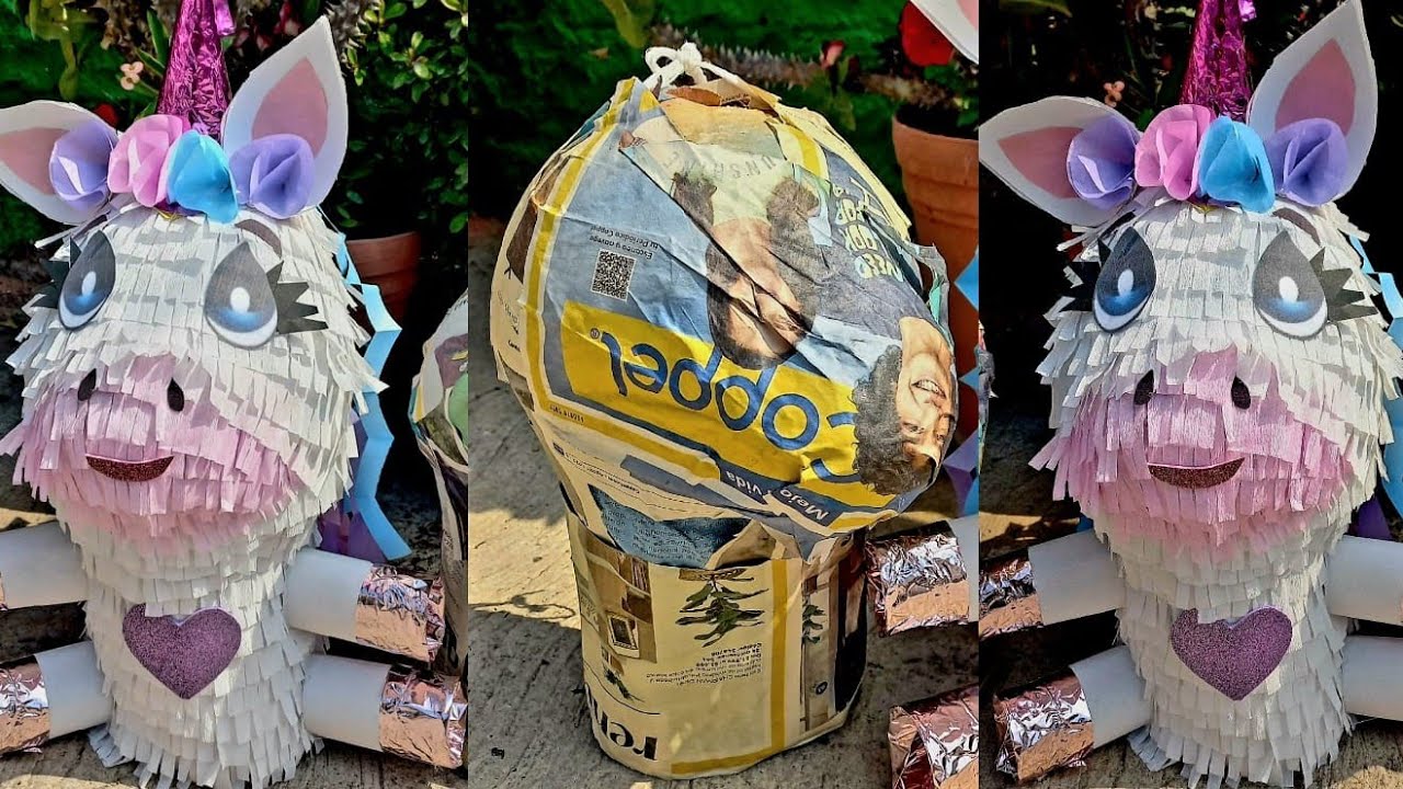 Como hacer muchas piñatas para el Día de el Niño usando el mismo molde ( Fácil y económica) 🙏♥️