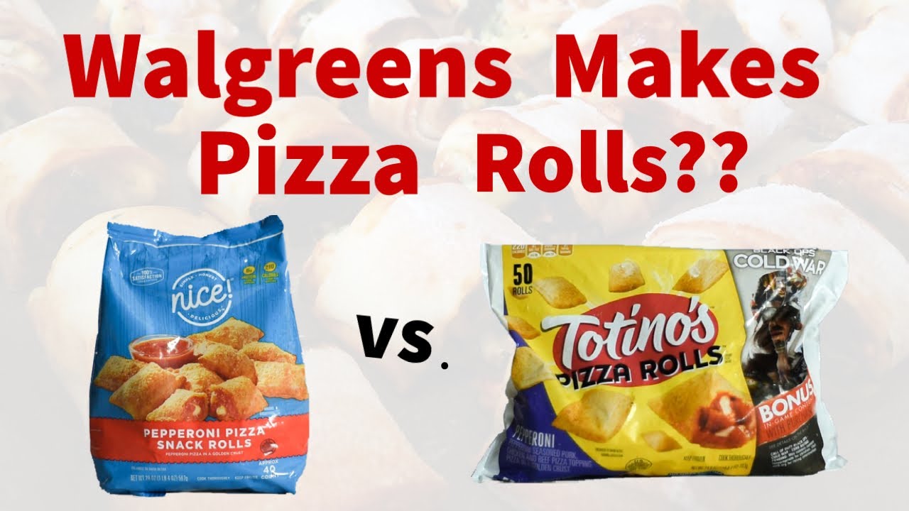 Walgreens Makes Pizza Rolls?? Nice! Pepperoni Pizza Rolls versus