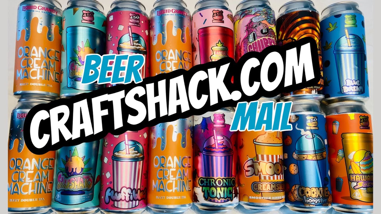 Beer Mail - Beer Unboxing - Craftshack .. Lots of 450 North Slushy Sours, Pastry Sours, Thick Beer!