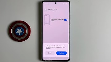 Double press the Power button Turn on torch on Xiaomi 11T Android 11