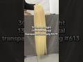 30 inch straight 13×6 full frontal transparent lace 613 wig #lthair #blondewig #straighthair #613