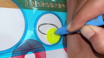 ASMR MAGIC RULER SPIROGRAPH ART DRAWING #asmr #spirograph #magicruler #drawing #asmrspirograph #art
