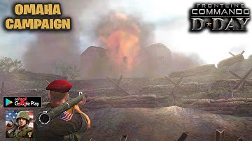 Frontline Commando: D-Day Android Gameplay Walkthrough FULL GAME - Omaha Campaign
