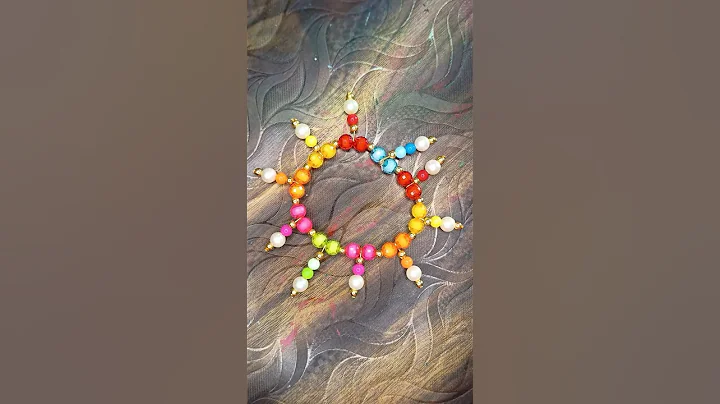 "🎀✨ Cute Bead Bracelet DIY 💖 | Easy Craft for Kids✨ 🌸" ||#diy #shorts #cutebraceletdiy #trending