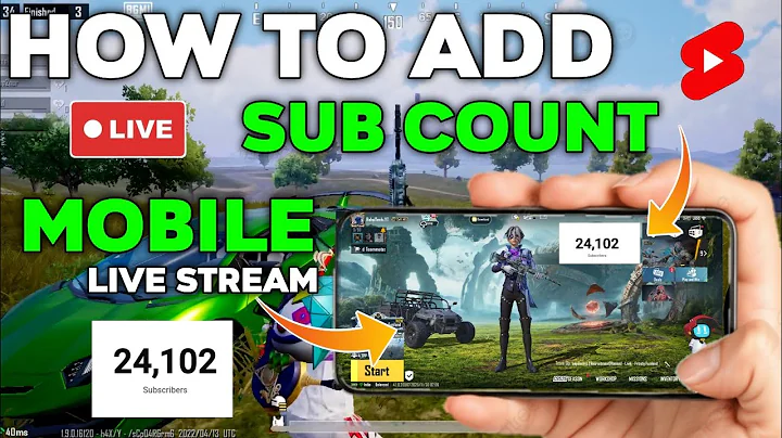How to Add Live Subscriber Count on Live Stream [ Mobile ] Live Subscribers Count On Mobile
