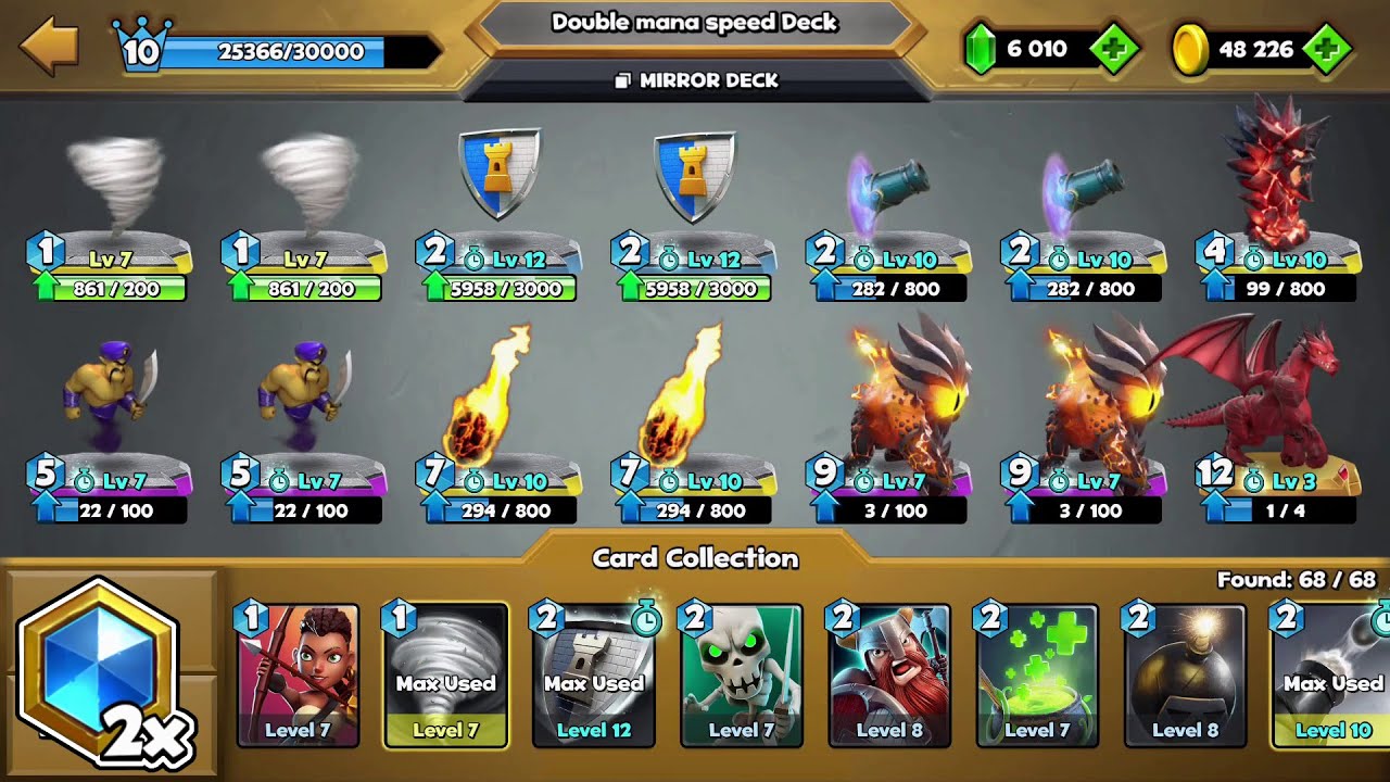 Castle crush  💣 Having Fun With Opponent - Meteor  Strategy 🔥 🔥 Double Mana Speed 💣Castle crush