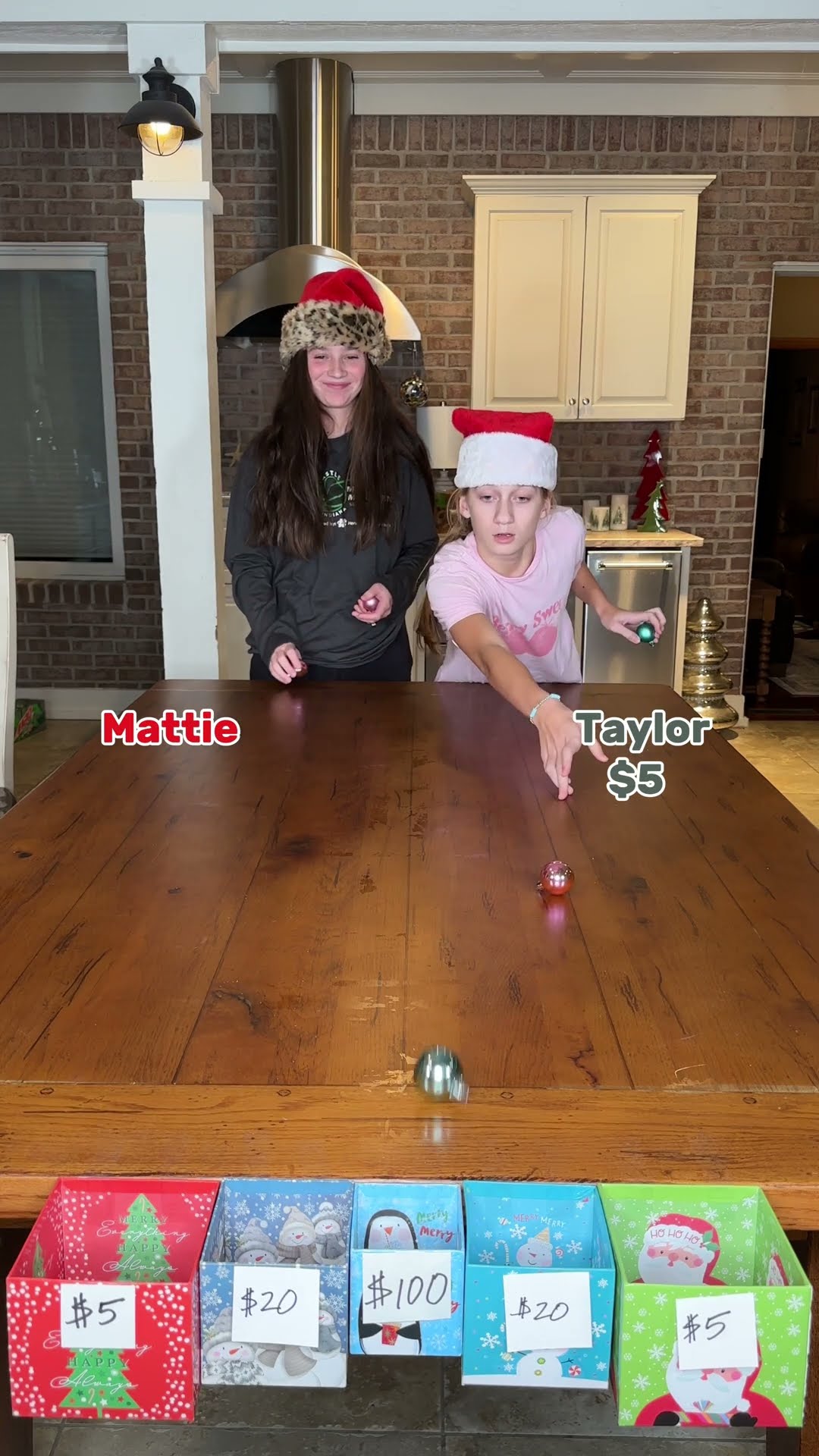 Christmas Ornament Money Ball! #christmasgames #familyfun