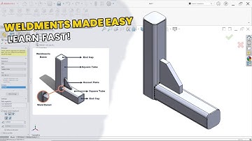 Weldments for Beginners in SOLIDWORKS | Square Tube Frame