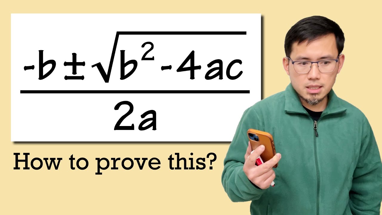 You use the quadratic formula all the time, but where did it come from?