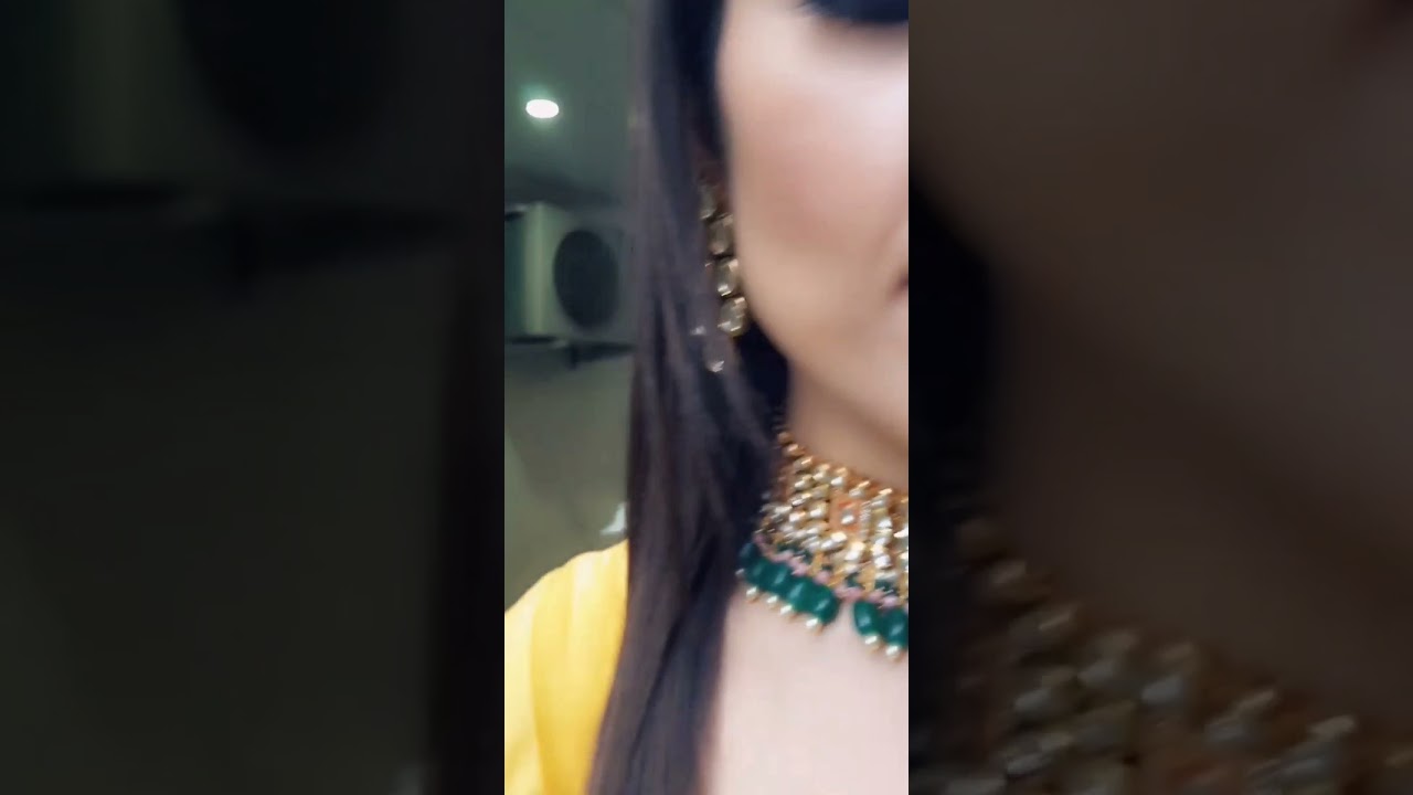 Green Kundan Set - By Ramaya